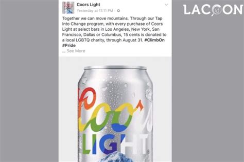 Discover How the Coors Light Pride Can is Making。